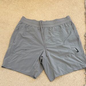 Nike Light Gray Sports Shorts